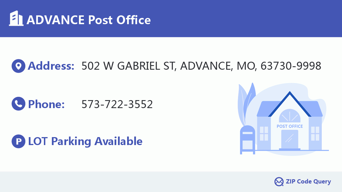 Post Office:ADVANCE