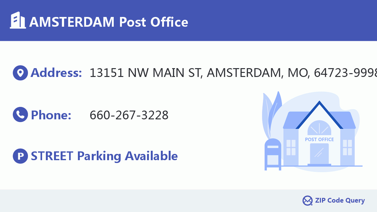 Post Office:AMSTERDAM