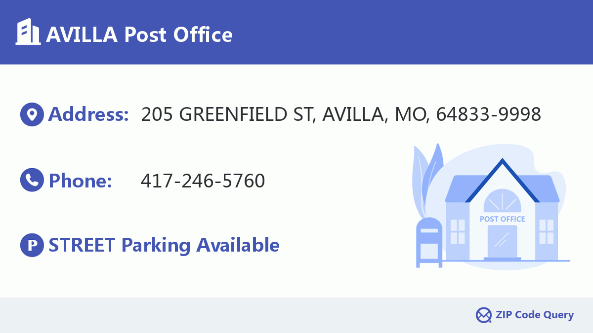 Post Office:AVILLA