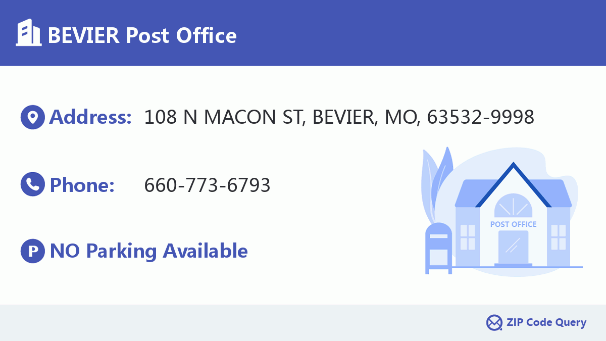 Post Office:BEVIER