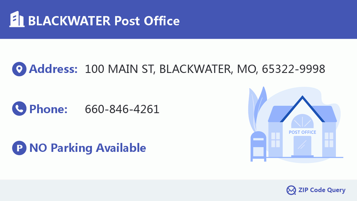 Post Office:BLACKWATER