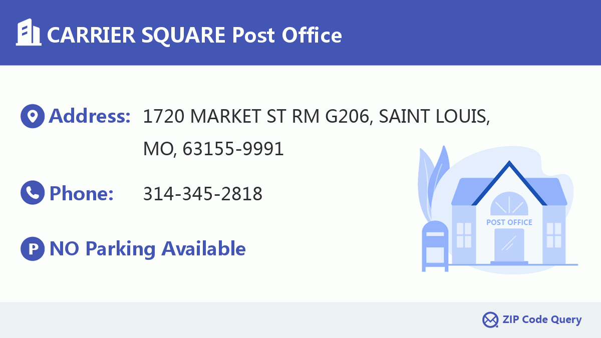 Post Office:CARRIER SQUARE