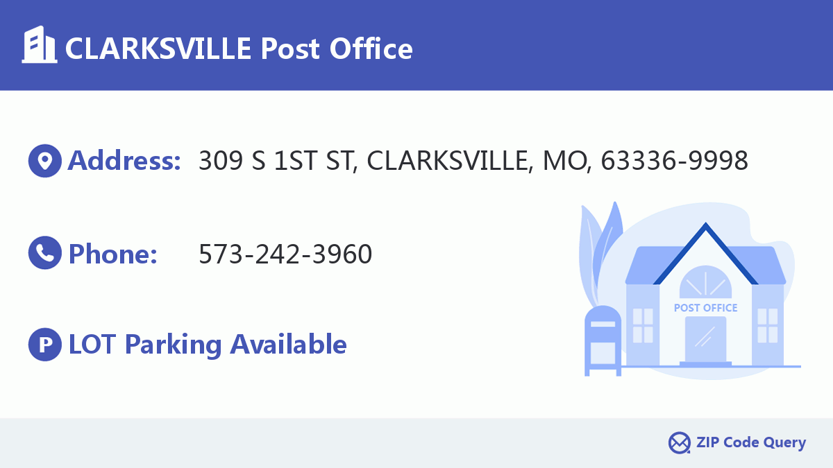 Post Office:CLARKSVILLE