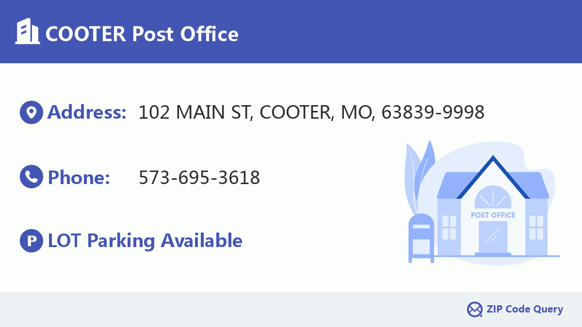 Post Office:COOTER
