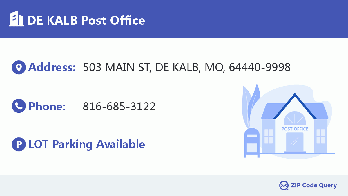 Post Office:DE KALB