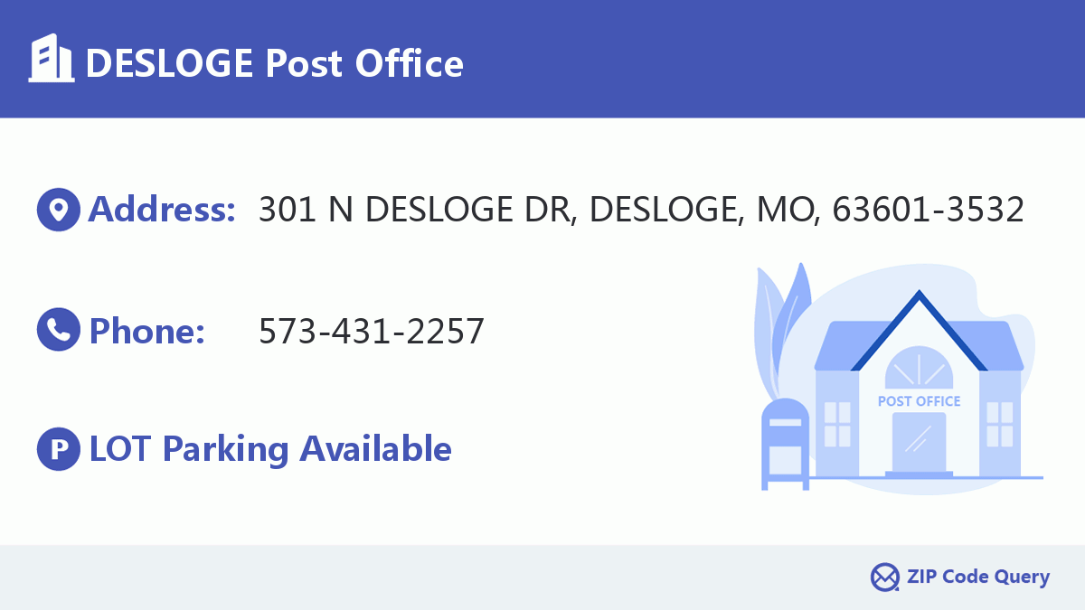 Post Office:DESLOGE