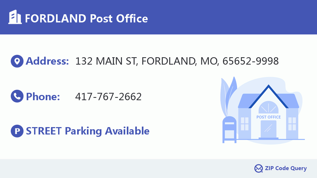 Post Office:FORDLAND