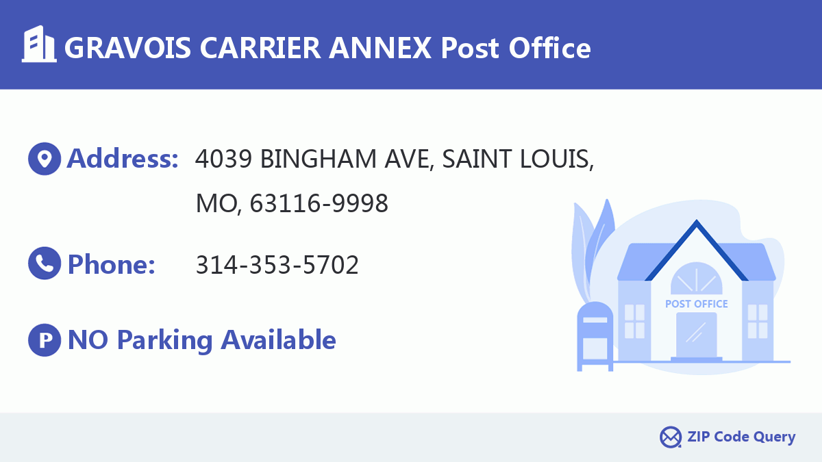Post Office:GRAVOIS CARRIER ANNEX