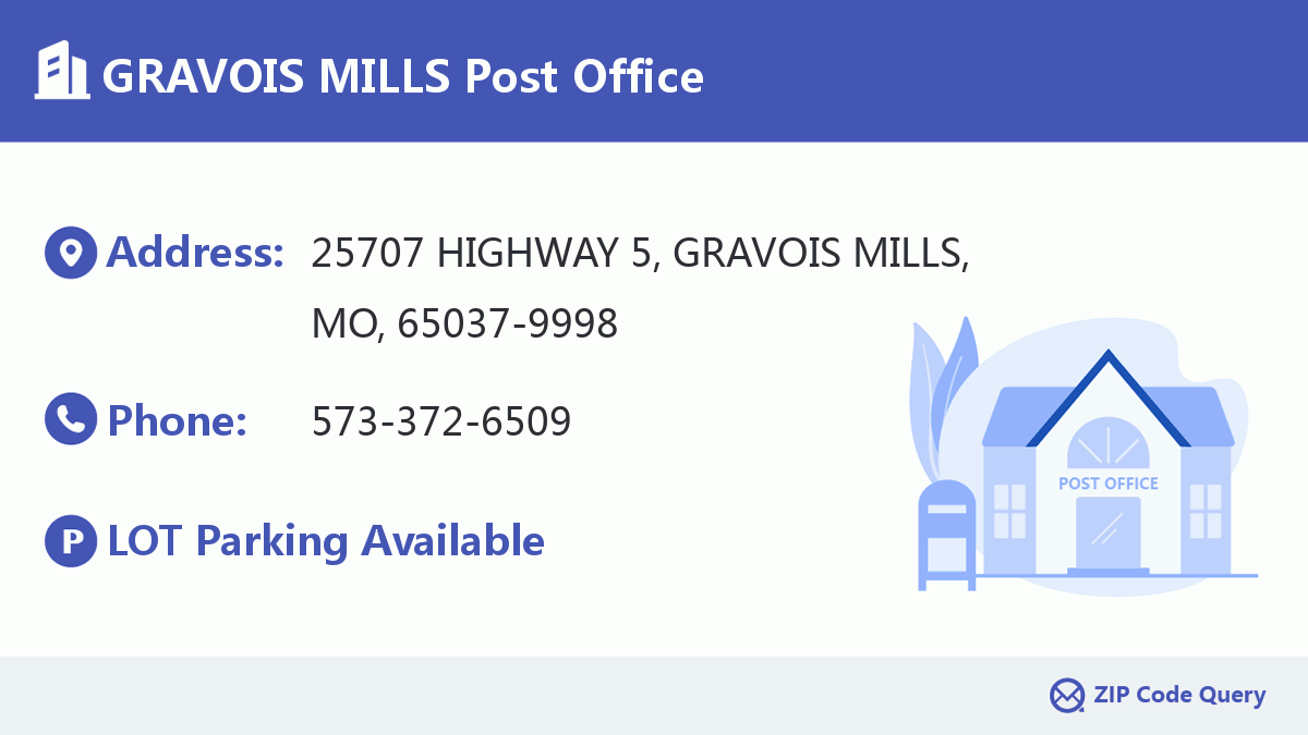 Post Office:GRAVOIS MILLS