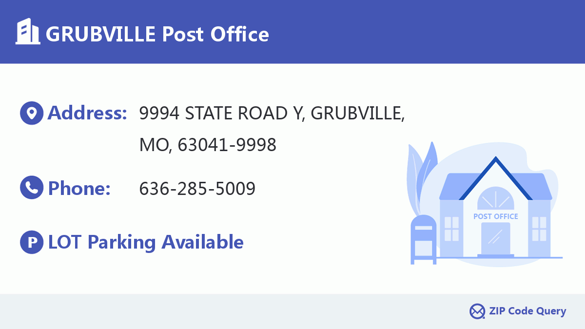 Post Office:GRUBVILLE