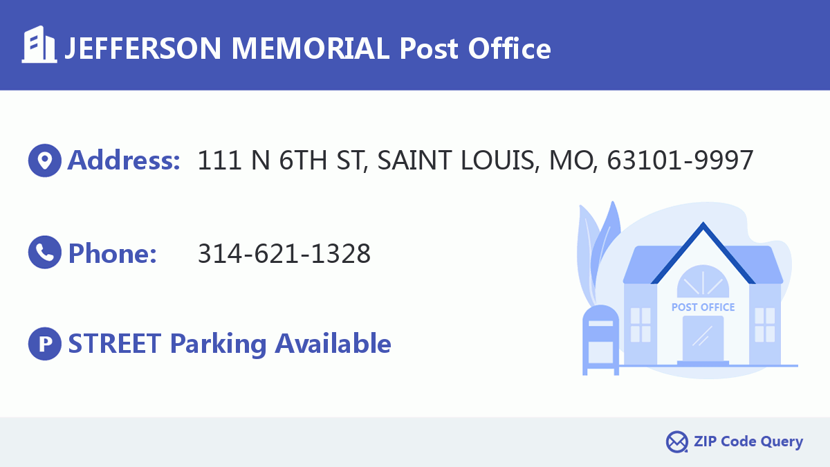Post Office:JEFFERSON MEMORIAL