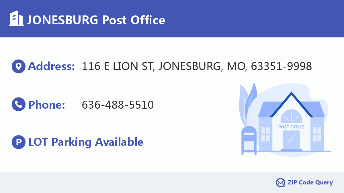 Post Office:JONESBURG