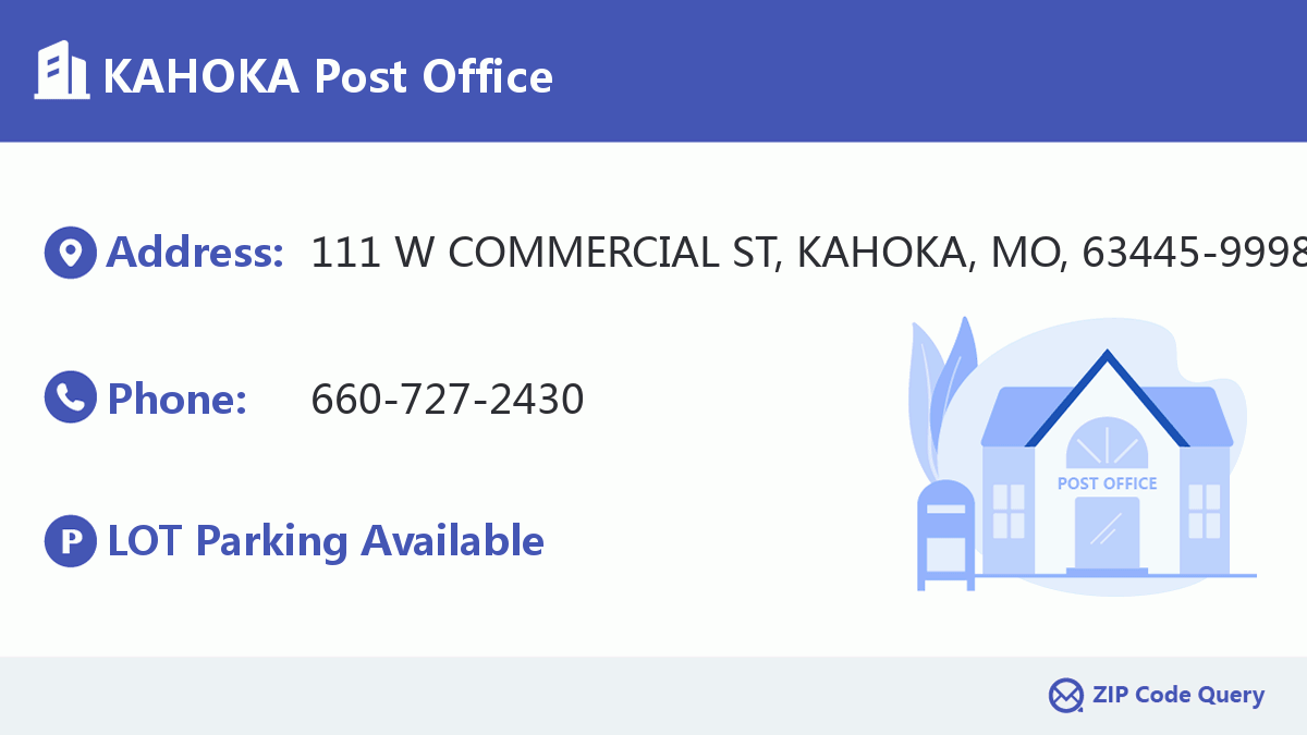 Post Office:KAHOKA