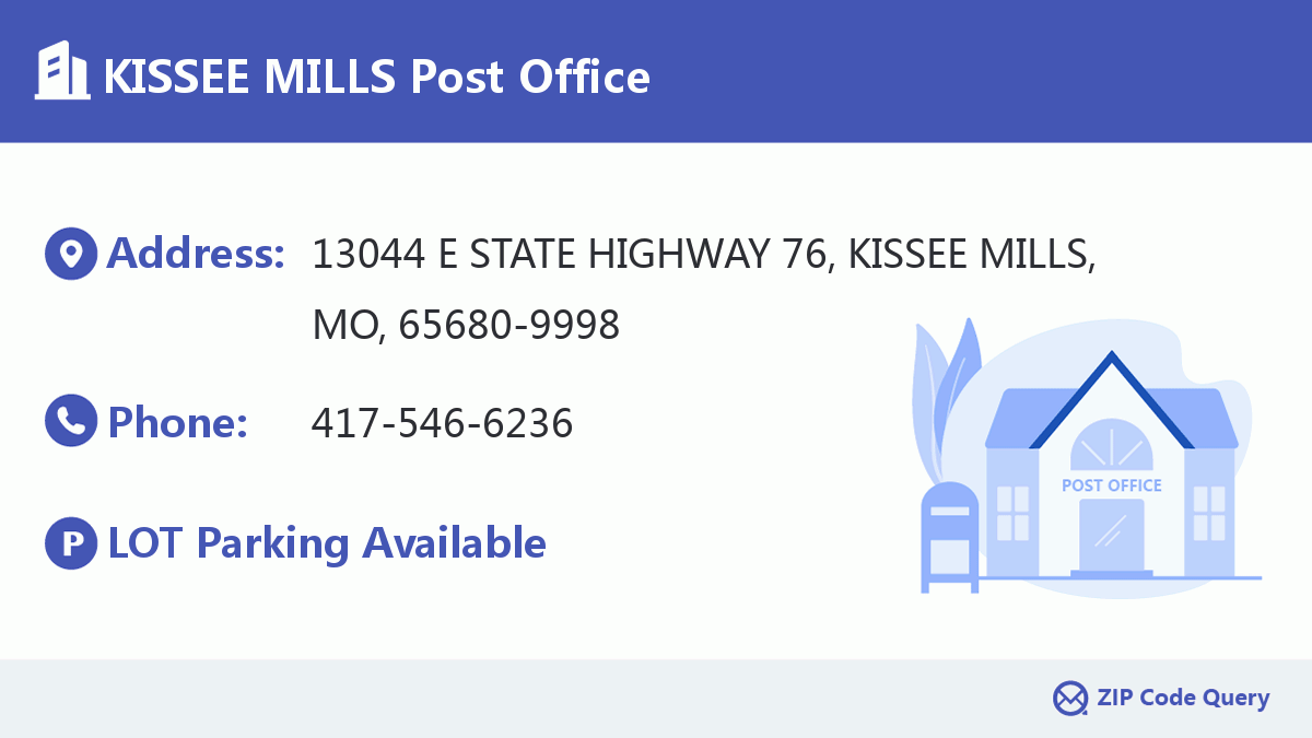 Post Office:KISSEE MILLS