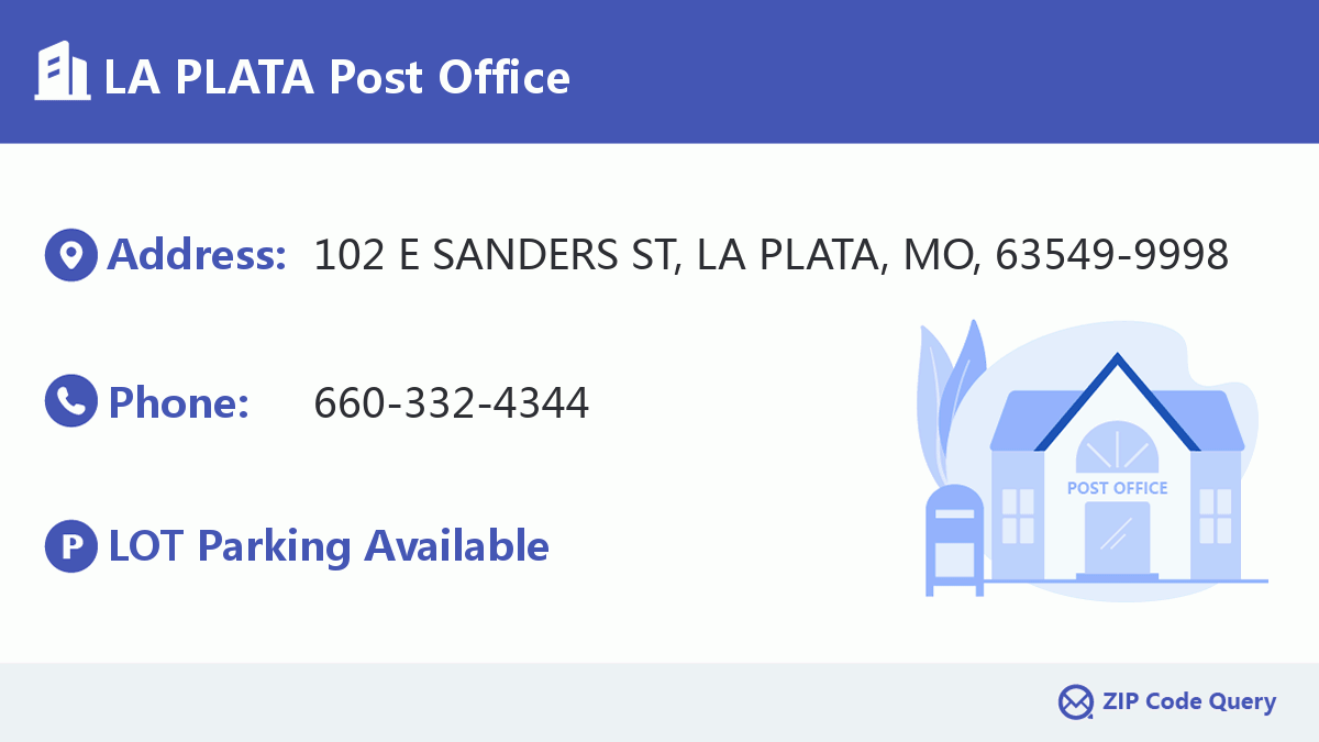 Post Office:LA PLATA