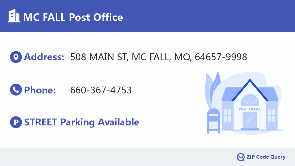 Post Office:MC FALL