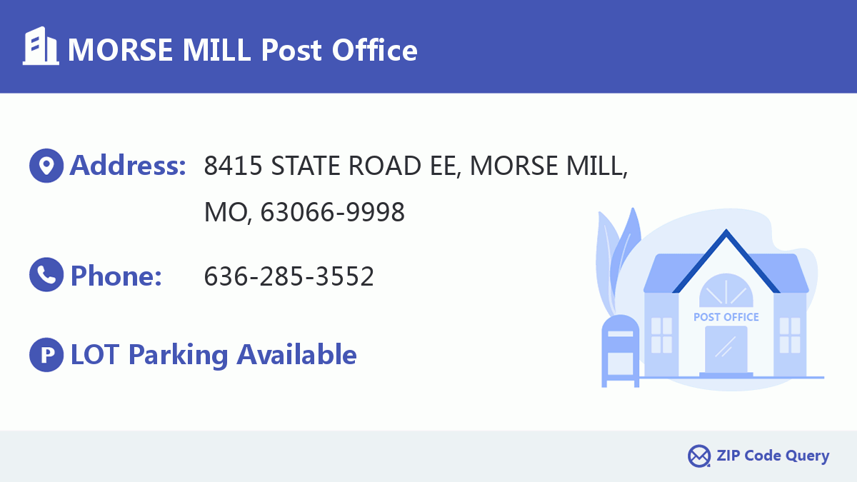 Post Office:MORSE MILL