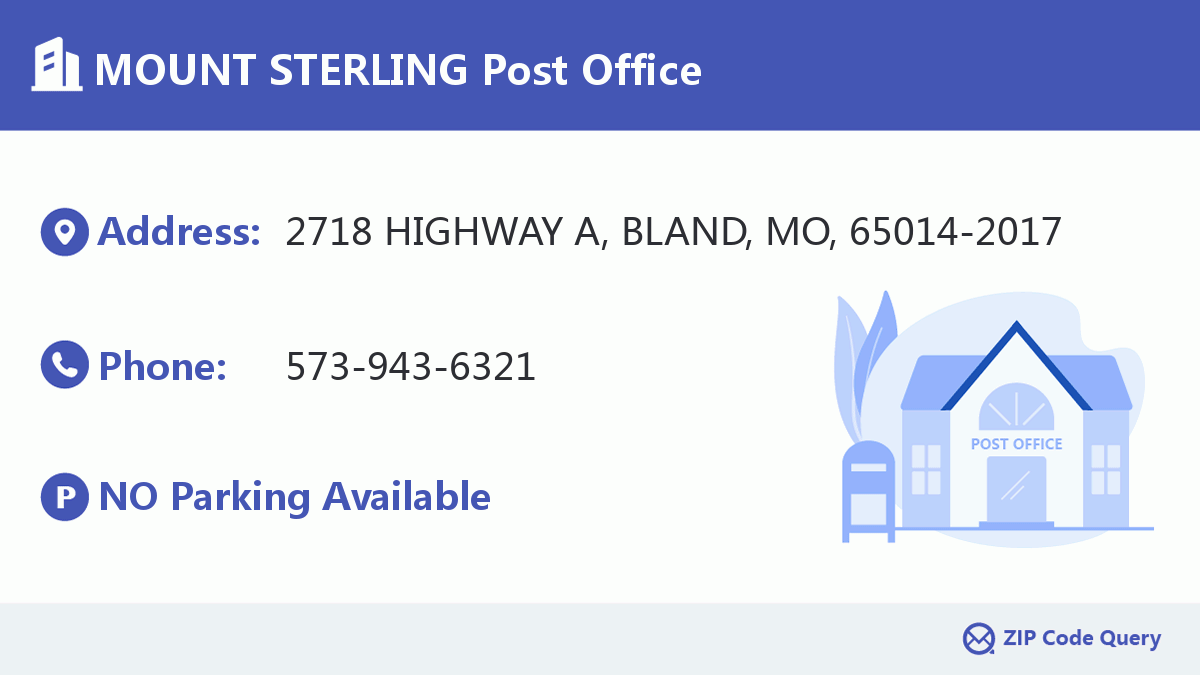 Post Office:MOUNT STERLING