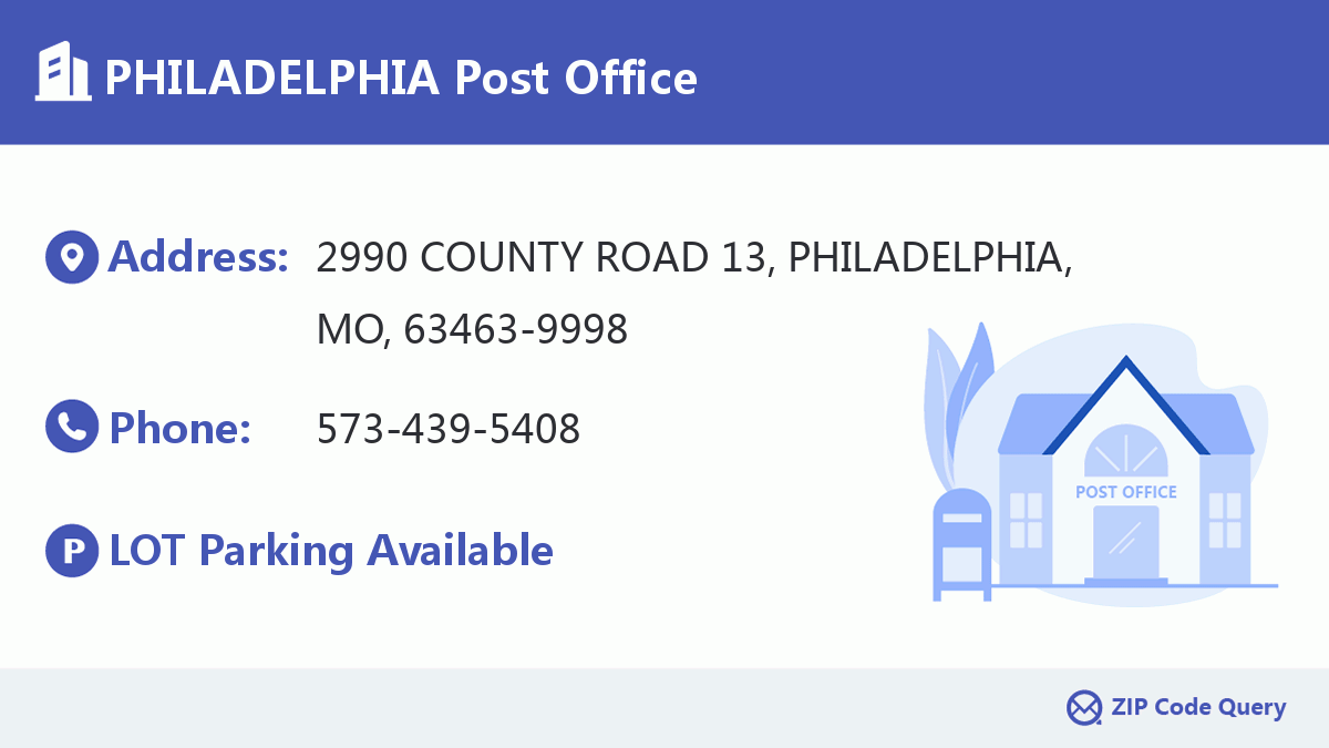 Post Office:PHILADELPHIA