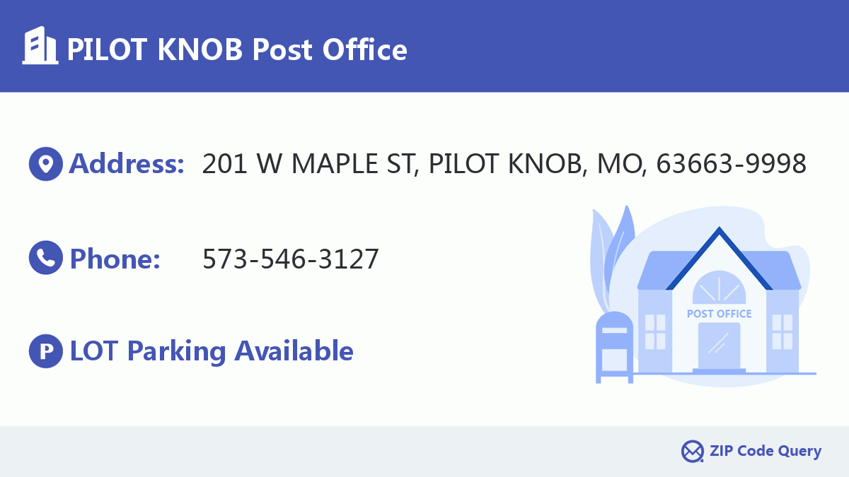 Post Office:PILOT KNOB