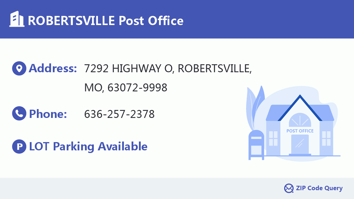 Post Office:ROBERTSVILLE