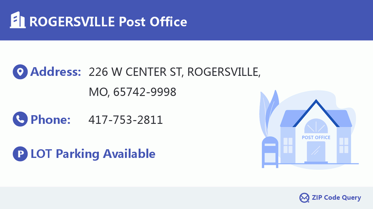 Post Office:ROGERSVILLE