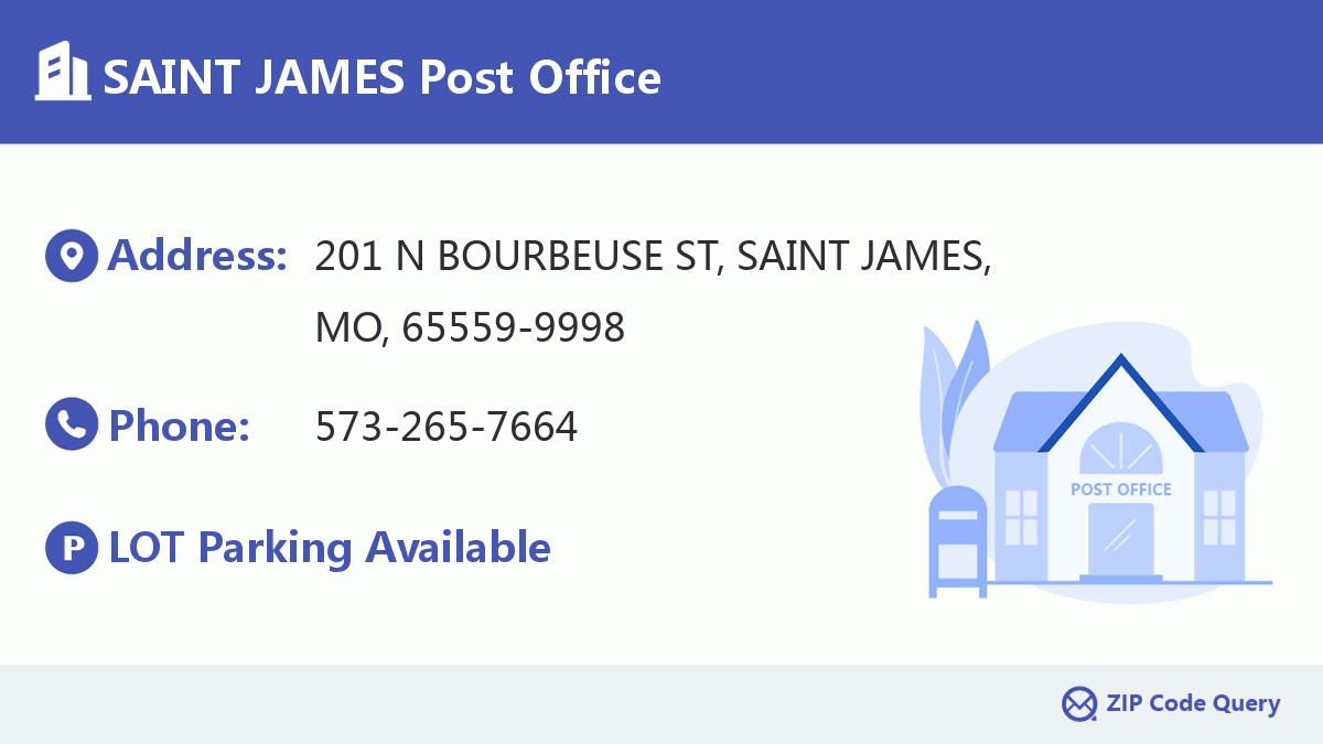 Post Office:SAINT JAMES