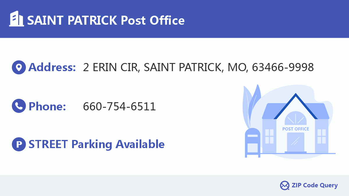 Post Office:SAINT PATRICK