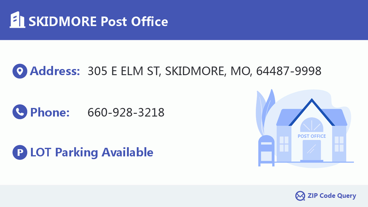 Post Office:SKIDMORE