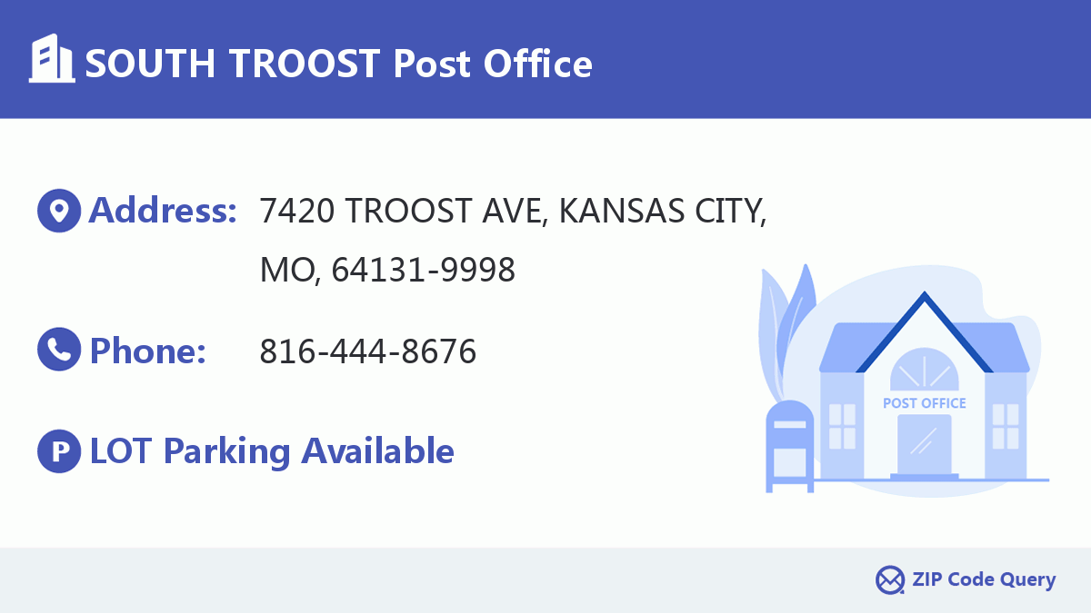 Post Office:SOUTH TROOST