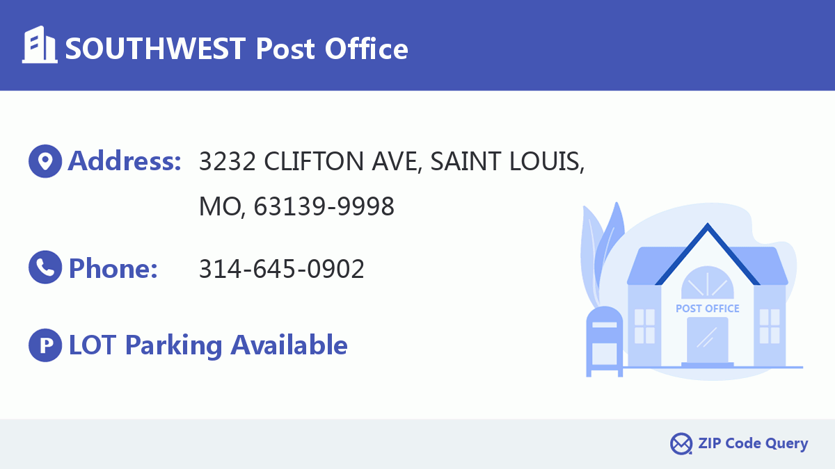 Post Office:SOUTHWEST