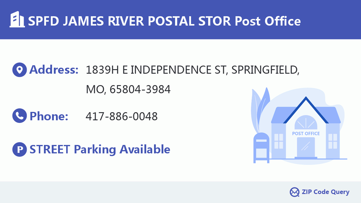 Post Office:SPFD JAMES RIVER POSTAL STOR