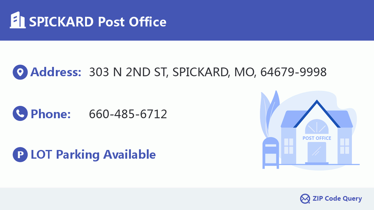 Post Office:SPICKARD