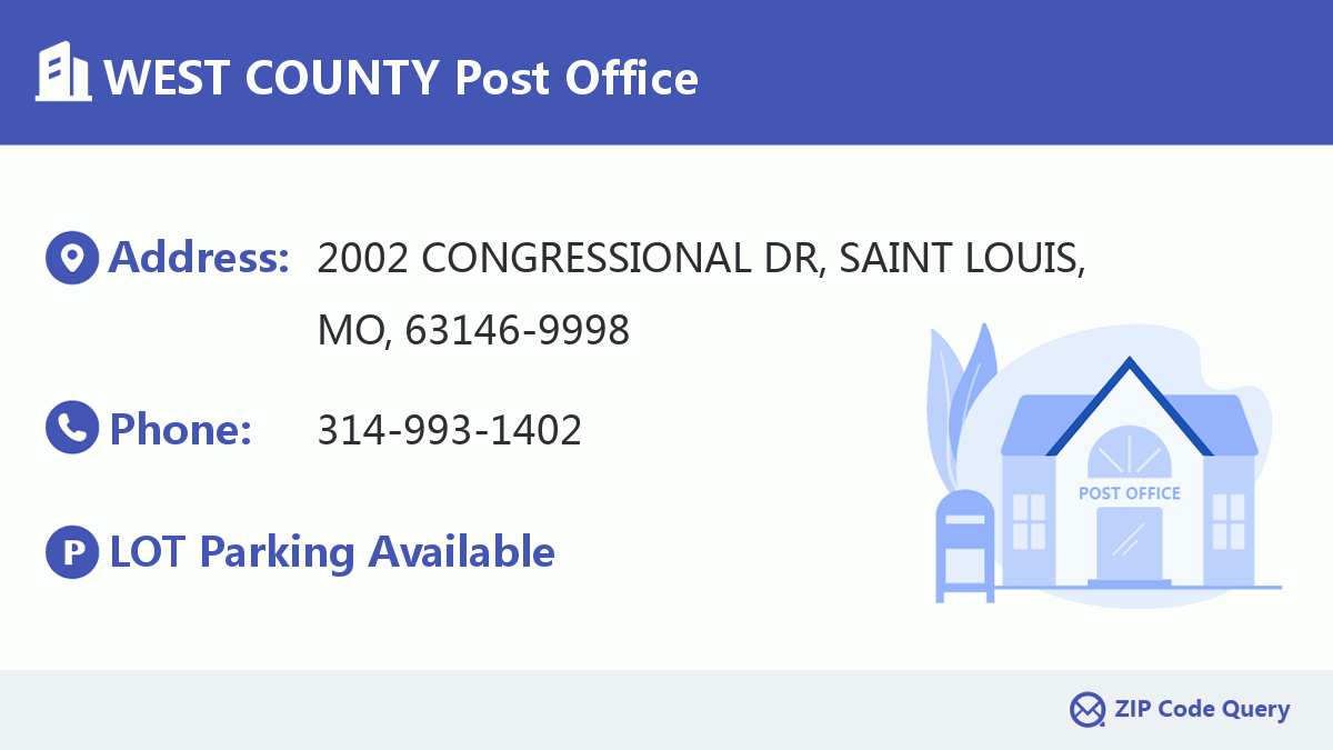 Post Office:WEST COUNTY