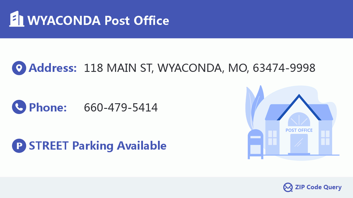 Post Office:WYACONDA